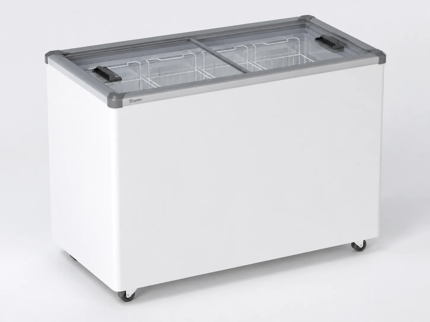Морозильный ларь со стеклянной крышкой Gellar FG 350 C